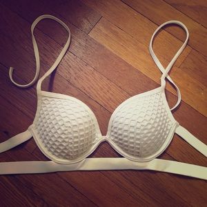Victoria’s Secret Push Up White Bikini Top